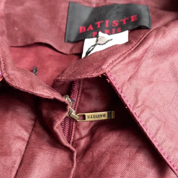 Batiste Paris Burgundy Jacket - Picture 6 of 6